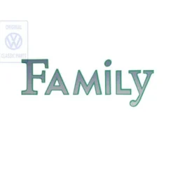 3A9 853 431 Z48 : - foil inscription Family - Folien-Schriftzug Family