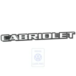 155 853 687 B QK6 : emblem - Schriftzug "Cabriolet"