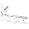 281 070 908 B : - trim strip florida - Zierstreifen Florida
