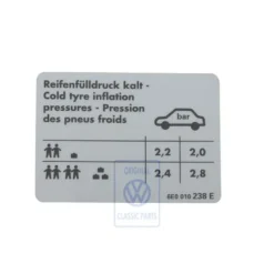 6E0 010 238 E : - Kennschild